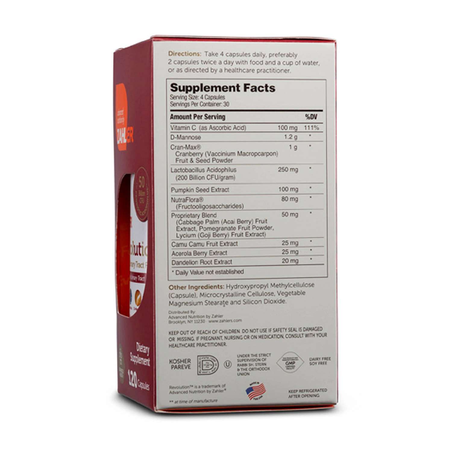 Revolution&trade; Complete Urinary Tract Formula - 120 Capsules (30 Servings)